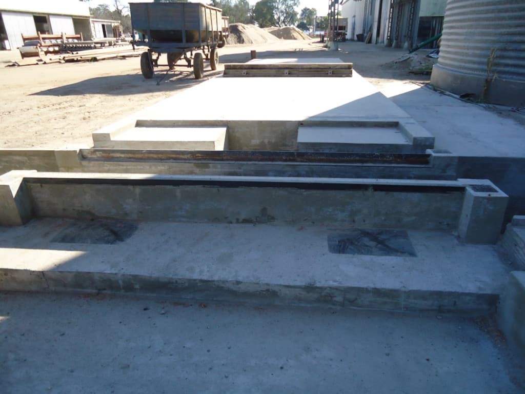 Detalle de fosa y obra civil para plataforma volcadora